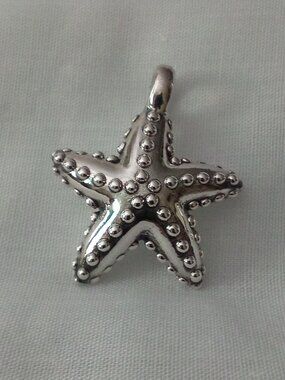 Sterling Silver Starfish Pendant/Charm